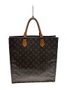 【中古】LOUIS VUITTON◆1)サック・プラ_モノグラム・キャンバス_BRW/PVC/ブラウン【バッグ】