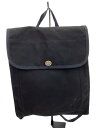 【中古】信三郎帆布◆リュック/キャンバス/BLK//【バッグ】