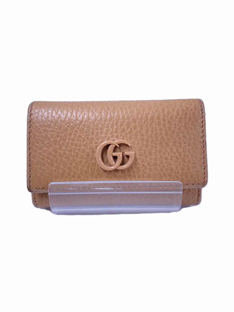 【中古】GUCCI◆キーケース/レザー/CML/レディース/456118・0959