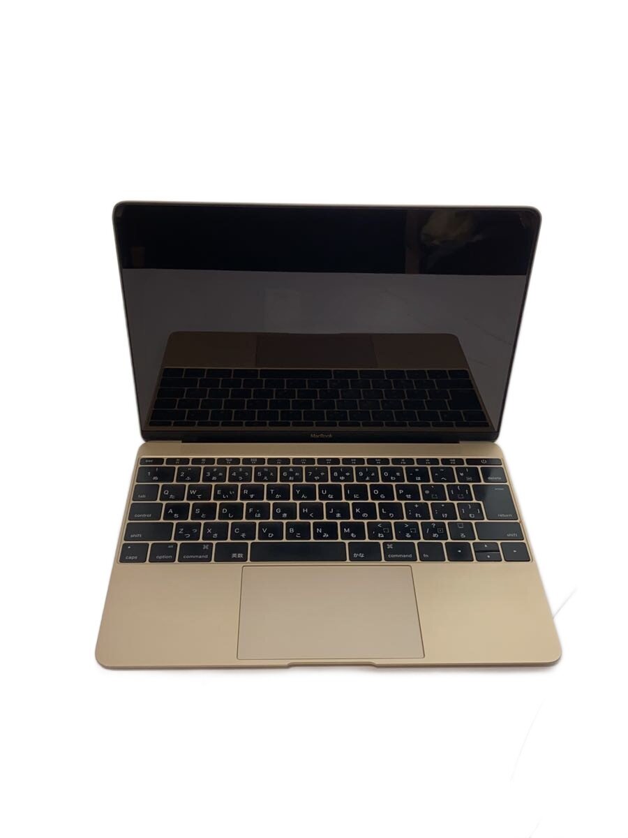 【中古】Apple◆ノートパソコン MacBook MLHF2J/A A1534/CoreM第6/8GB【パソコン】