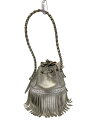 【中古】J&M DAVIDSON◆CARNIVAL M WITH STUDS/ハンドバッグ/レザー/SLV【バッグ】(4)