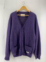 【中古】WACKO MARIA◆premium mohair knit cardigan/カーディガン(厚手)/XL/ウール/PUP【メンズウェア】