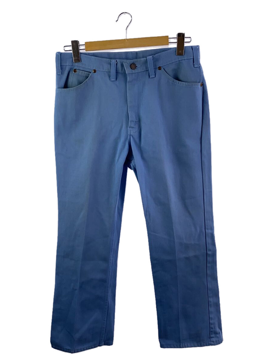 【中古】JCPenney◆70s/42TALON/ブーツカットパンツ/--/コットン/BLU【メンズウェア】