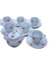 【中古】カップ&ソーサー/7点セット/WHT/BOHEMIA CHINA【キッチン用品】