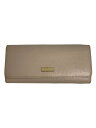 【中古】FURLA◆長財布/レザー/BEG/無地/レディース【服飾雑貨他】(4)
