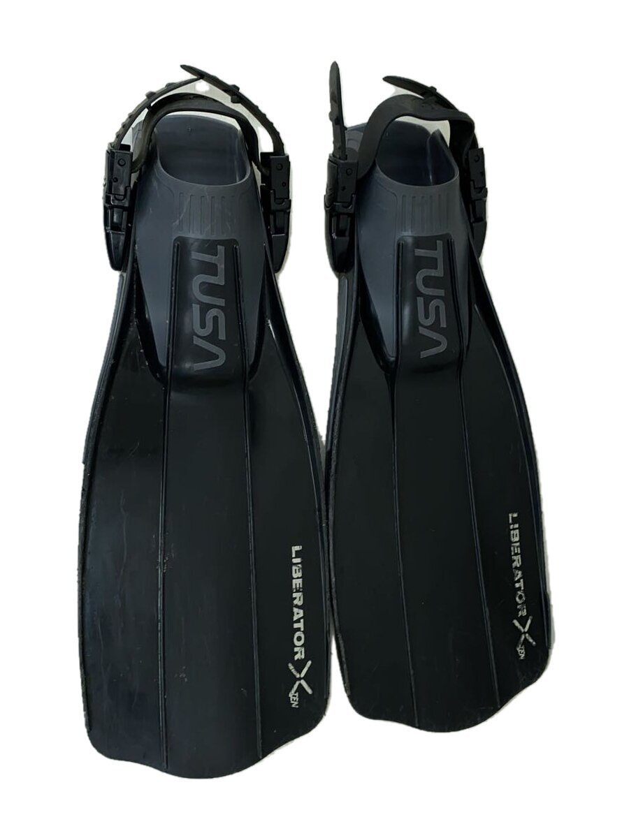 【中古】TUSA◆マリンスポーツその他/フィン/LIBERTOR X TEN/S/ブラック【スポーツ】