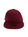 【中古】NEW ERA◆キャップ/7 1/2/ポリエステル/BRD/メンズ【服飾雑貨他】(4)