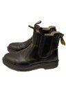 【中古】Dr.Martens◆サイドゴアブーツ/UK7/BLK/レザー/AW006【シューズ】