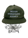 【中古】ツバ汚れ有/WHR/キャップ/FREE/コットン/GRN/メンズ/MWHR22S3001-U【服飾雑貨他】