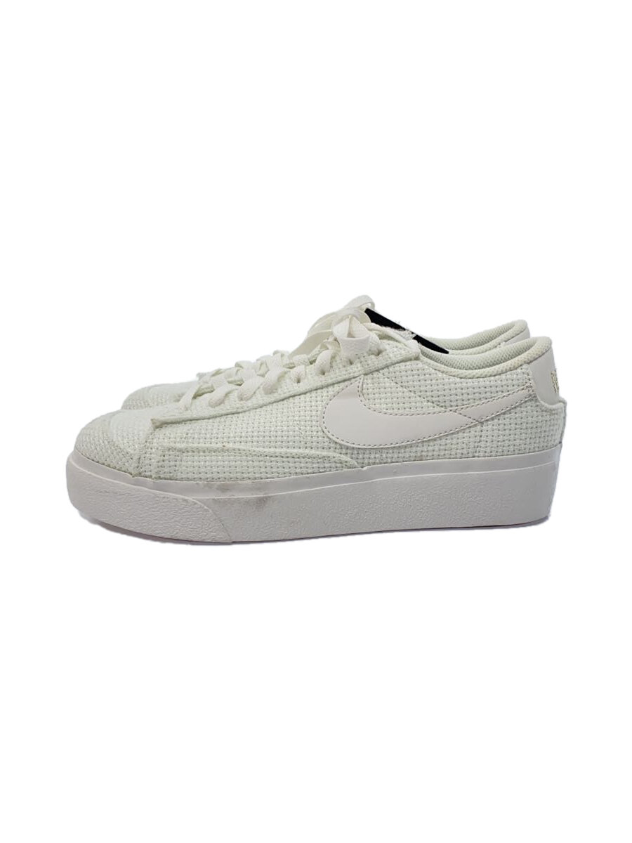 【中古】NIKE◆BLAZER LOW PLATFORM_ブレーザー LOW プラットフォーム/25cm/WHT【シューズ】