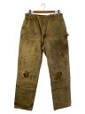 【中古】Carhartt◆ボトム/34/コットン/BEG【メンズウェア】