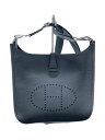 【中古】HERMES◆エブリンPM/ショルダーバッグ/トリヨンクレマンス/グリミスティ/W刻印/2024年/シルバー金具【バッグ】