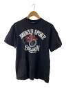 【中古】Hanes◆80-90s/BROKEN SPOKE/Tシャツ/M/コットン/BLK【メンズウェア】