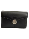 【中古】dunhill◆セカンドバッグ/レザー/BRW/無地【バッグ】