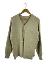 【中古】CLANE◆MIX COLOR STRING WIDE KNIT TOPS/1/コットン/CML/12106-2012【レディースウェア】