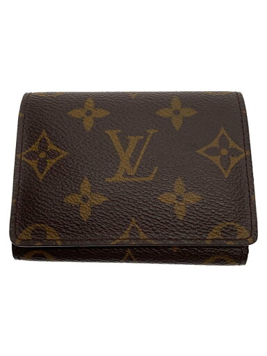 【中古】LOUIS VUITTON◆アンヴェロップ・カルトドゥヴィジット_モノグラム・キャンバス_BRW/PVC/BRW/メンズ【服飾雑貨他】 【中古】LOUIS VUITTON◆アンヴェロップ・カルトドゥヴィジット_モノグラム・キャンバス_BRW/PVC/BRW/メンズ【服飾雑貨他】