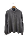 【中古】POLO RALPH LAUREN◆スウェット/L/コットン/GRY/無地//【メンズウェア】