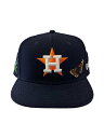 【中古】NEW ERA◆キャップ/7 3/8/NVY/メンズ【服飾雑貨他】