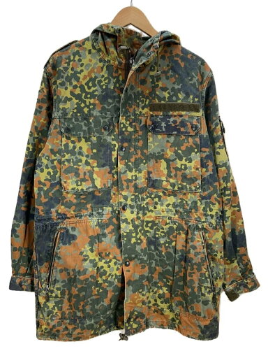 【中古】MILITARY◆ドイツ軍/モッズコート/--/--/マルチカラー/カモフラ【メンズウェア】 【中古】MILITARY◆ドイツ軍/モッズコート/--/--/マルチカラー/カモフラ【メンズウェア】