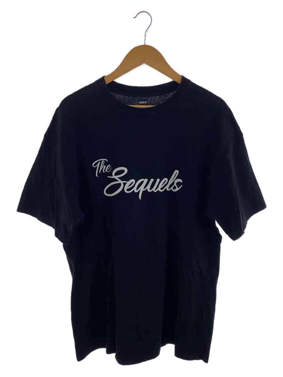 【中古】SEQUEL◆Tシャツ/XL/コットン/BLK/無地【メンズウェア】