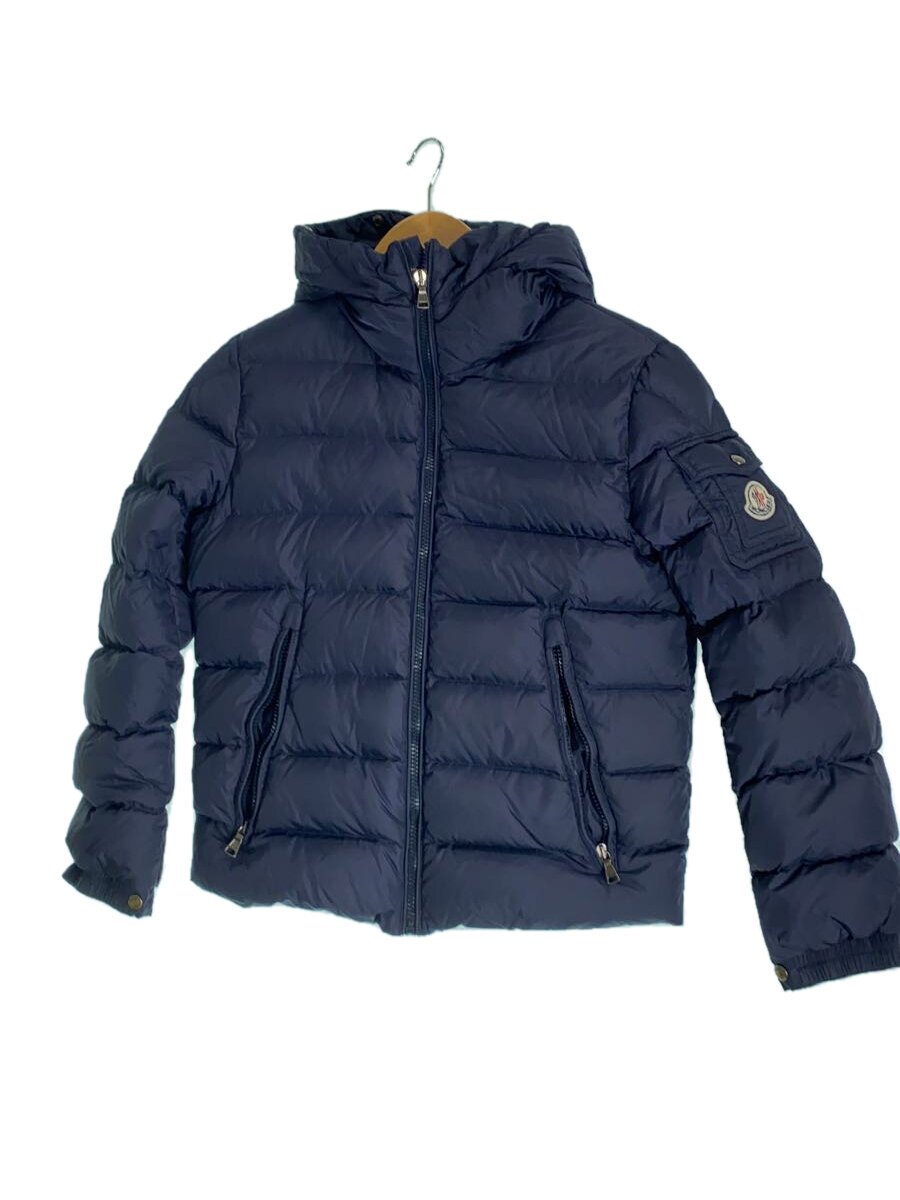 【中古】MONCLER◆ダウンジャケット/byron giubbotto/--/ナイロン/ネイビー/ ...