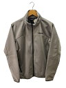 【中古】Marmot◆WindX Soft Shell Jacket/ジャケット/M/ポリエステル/GRY/TOMSJK80XB【メンズウェア】