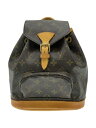 【中古】LOUIS VUITTON◆1)ミニ・モンスリ_モノグラム・キャンバス_BRW/PVC/BRW【バッグ】