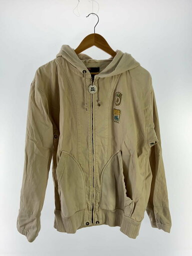 【中古】DIESEL◆ジャケット/M/コットン/BEG【メンズウェア】 【中古】DIESEL◆ジャケット/M/コットン/BEG【メンズウェア】
