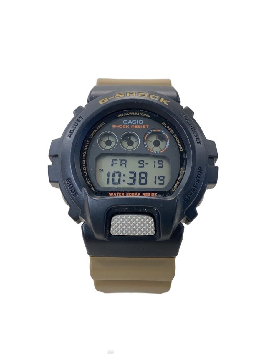 【中古】CASIO◆クォーツ腕時計_G-SHOCK/デジタル/ラバー/BLK/CML【服飾雑貨他】
