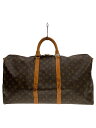 【中古】LOUIS VUITTON◆キーポル・バンドリエール55_モノグラム・キャンバス_BRW/PVC/BRW【バッグ】(4)