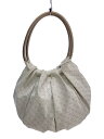 【中古】GHERARDINI◆ハンドバッグ/--/WHT/総柄【バッグ】