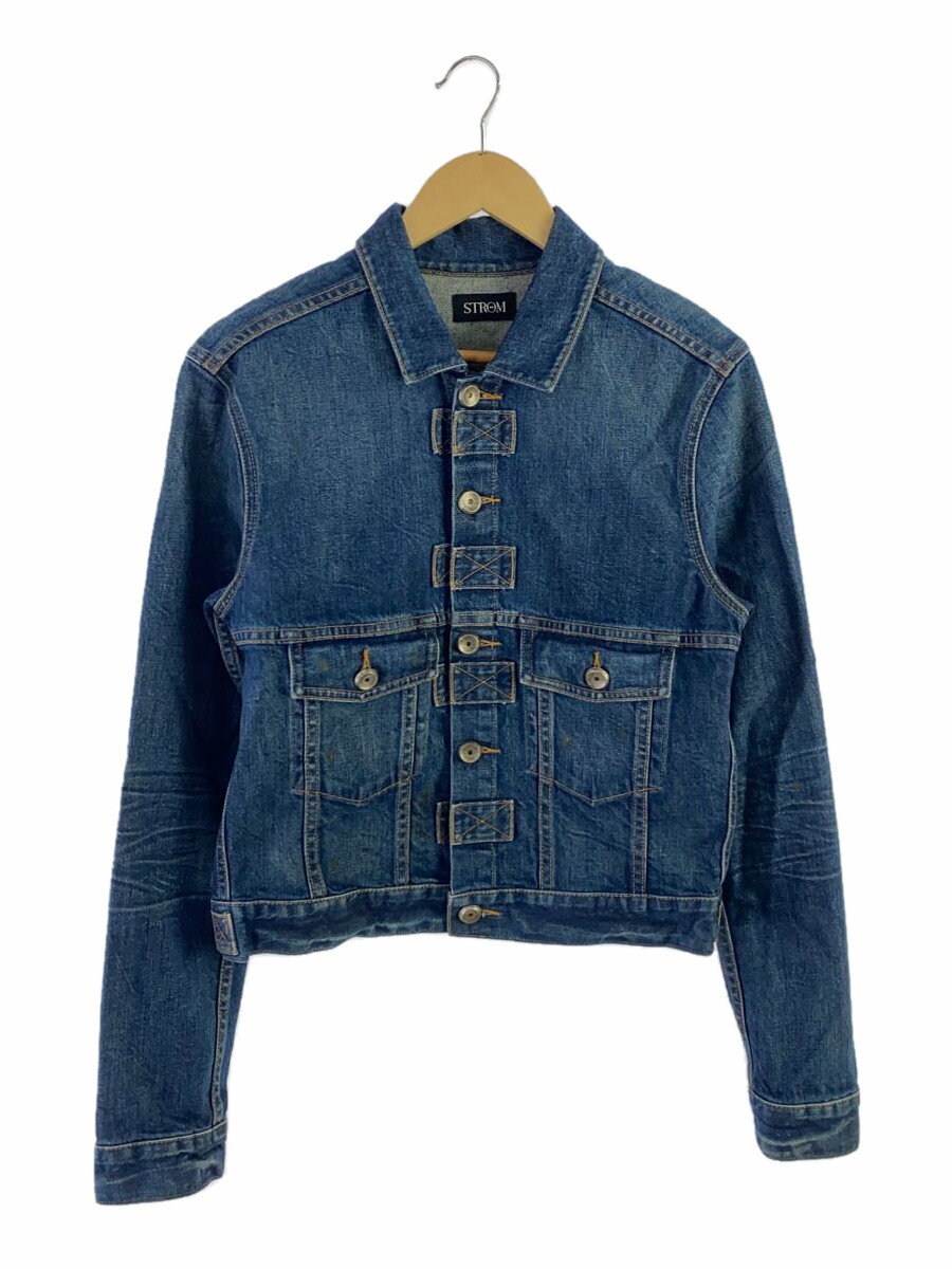 【中古】strom/Gジャン/M/コットン/IDG/無地/USA製【メンズウェア】
