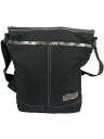 【中古】NEW YORKER◆ショルダーバッグ/ポリエステル/BLK【バッグ】