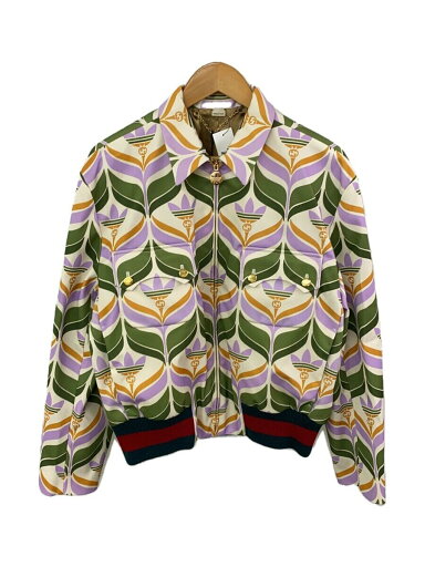 【中古】GUCCI◆ジャケット/44/ポリエステル/マルチカラー/総柄/691425【メンズウェア】 【中古】GUCCI◆ジャケット/44/ポリエステル/マルチカラー/総柄/691425【メンズウェア】