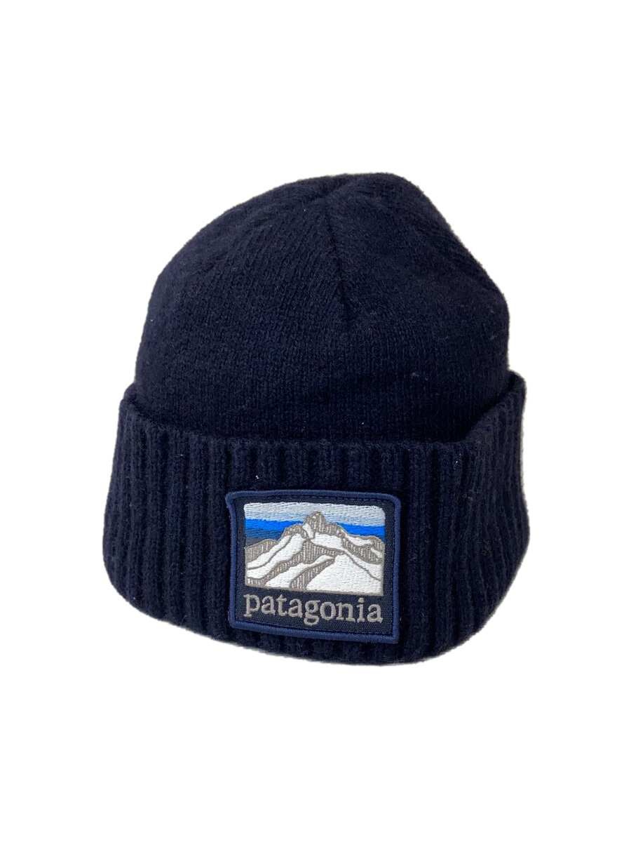 【中古】patagonia◆ニットキャップ/--/ウール/NVY/無地/メンズ/29206FA23【服飾雑貨他】
