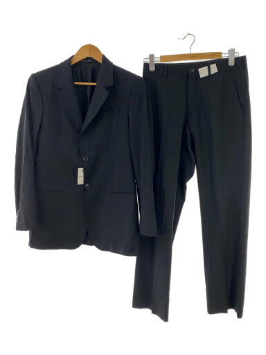 【中古】EMPORIO ARMANI◆セットアップ/48/ウール/BLK/ストライプ/20072【メンズウェア】 【中古】EMPORIO ARMANI◆セットアップ/48/ウール/BLK/ストライプ/20072【メンズウェア】