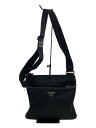【中古】PRADA◆ショルダーバッグ/ナイロン/BLK/無地/2VH053【バッグ】(4)