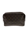 【中古】LOUIS VUITTON◆トゥルース・トワレット28_モノグラム・キャンバス_BRW/PVC/BRW【バッグ】
