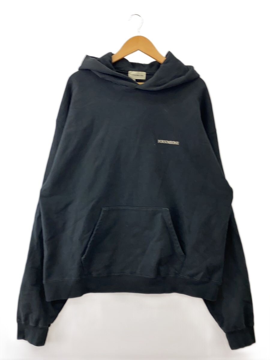 FORSOMEONE◆パーカー/50/コットン/BLK/78000639