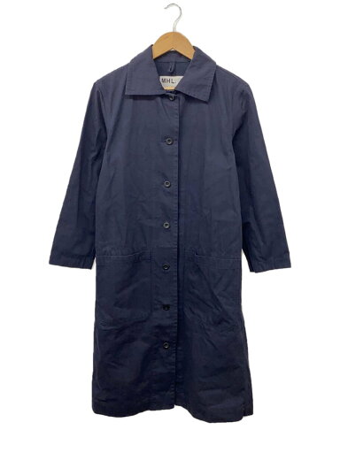 【中古】MHL.◆ジャケット/1/コットン/NVY/無地/595-8258505//【レディースウェア】 【中古】MHL.◆ジャケット/1/コットン/NVY/無地/595-8258505//【レディースウェア】