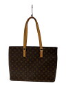 【中古】LOUIS VUITTON◆ルコ_モノグラム・キャンバス_BRW/PVC/BRW/総柄【バッグ】