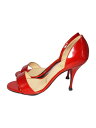 【中古】Christian Louboutin◆パンプス/35.5/RED【シューズ】(4)