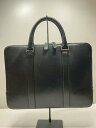【中古】COACH◆ブリーフケース/レザー/BLK/70981【バッグ】