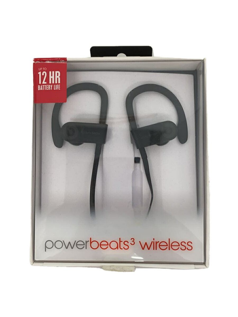 【中古】beats by dr.dre◆イヤホン ヘッドホン Powerbeats3 wireless ML8V2PA/A ブラック 【家電 ビジュアル オーディオ】