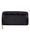 【中古】LOUIS VUITTON◆ジッピー・ウォレット_モノグラム・ヴェルニ_BRD/エナメル/BRD/メンズ【服飾雑貨他】