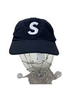 【中古】Supreme◆24SS/Seersucker S Logo 6-Panel/キャップ/FREE/BLK/無地/メンズ【服飾雑貨他】(4)
