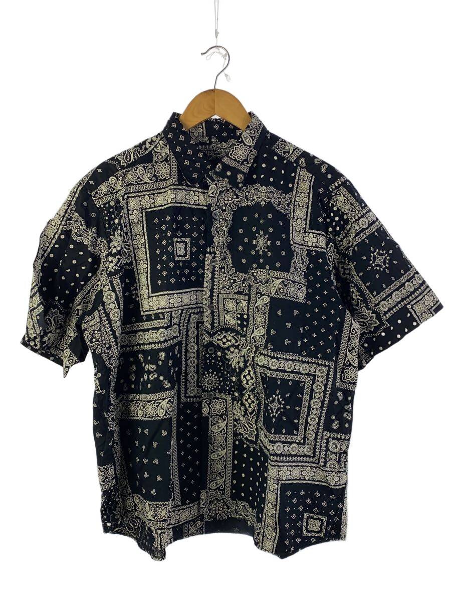 SOPHNET.◆半袖シャツ/M/コットン/BLK/総柄/SOPH-230025//