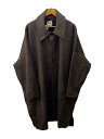 【中古】Sise◆バルーンステンカラーコート/O/ナイロン/GRY/グレー/無地/YA-C0-01//【メンズウェア】