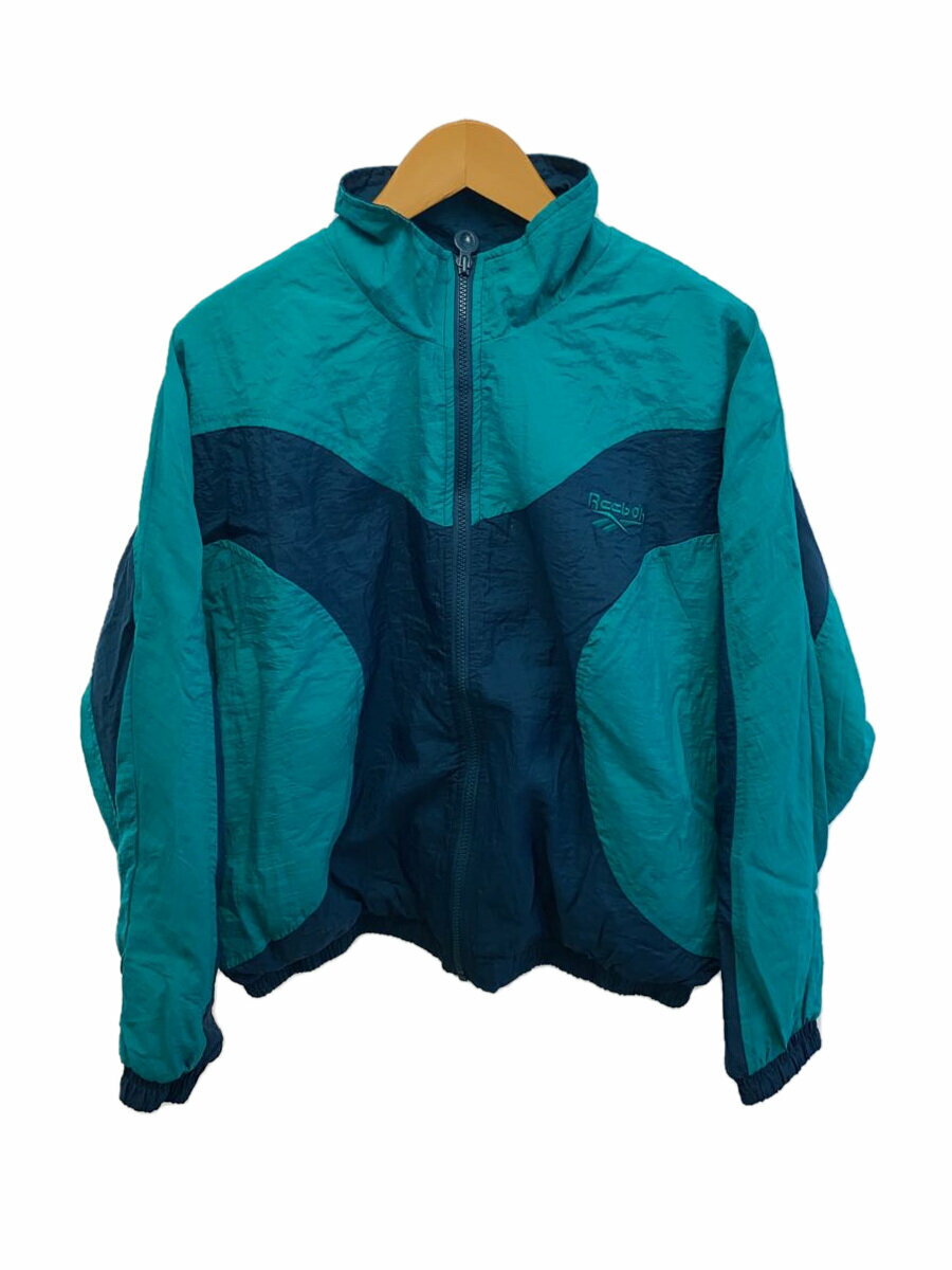 【中古】Reebok◆ナイロンジャケット/L/ナイロン/GRN【メンズウェア】
