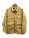 【中古】Timberland◆ミリタリージャケット/L/コットン/YLW/無地【メンズウェア】